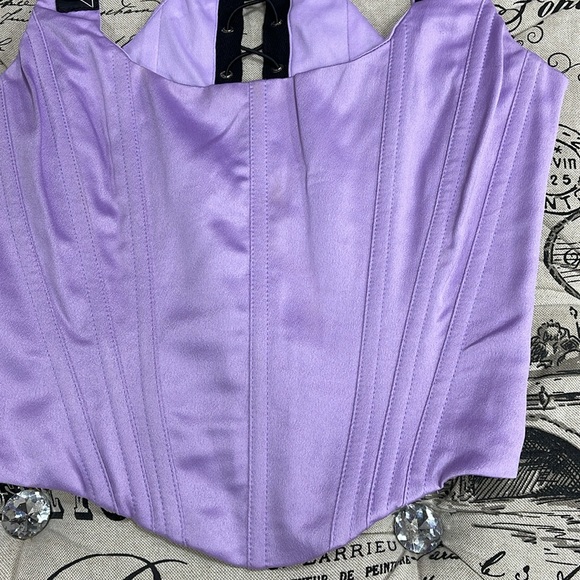 I Am Gia Siobhan Lilac Corset - Picture 8 of 16